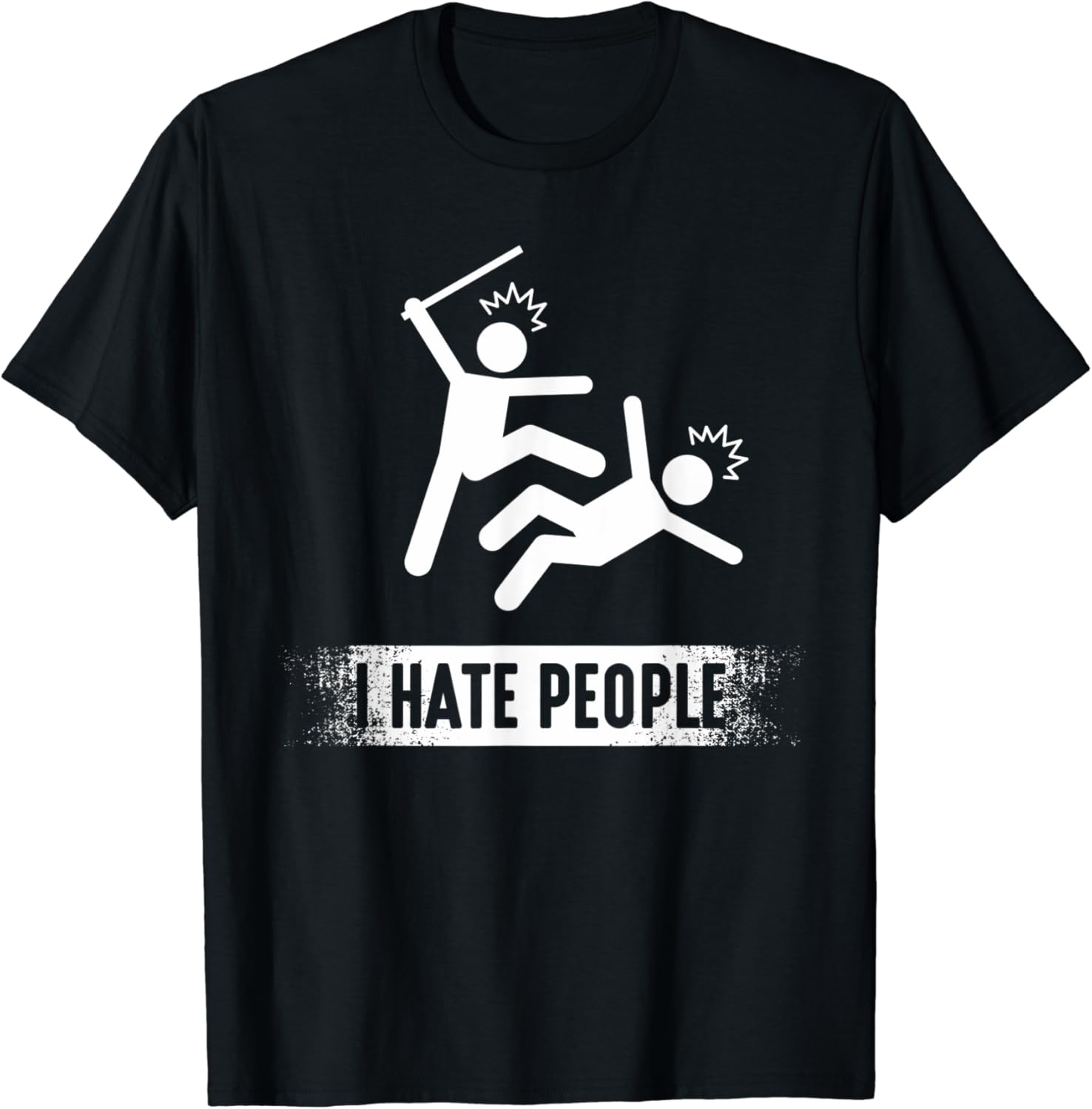 Graphic 365 I Hate People Funny Sarcastic Humor Gift TShirt Amazon.co.uk Fashion